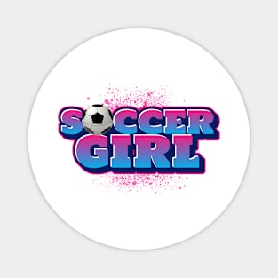 SOCCER Girl Summer Sports Magnet